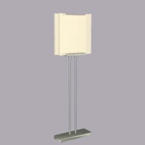 Stojací stojací lampa pro obývací pokoj 3D model