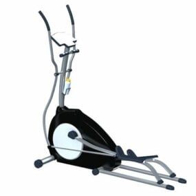 Fitness Equipment Stationary Elliptical Trainer 3d model
