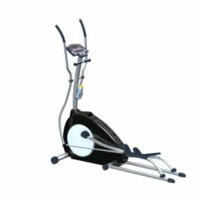 Stasjonær Fitness Exercise Elliptical Trainer 3d-modell