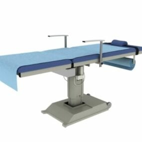 Hospital Stationary Operating Table 3d model