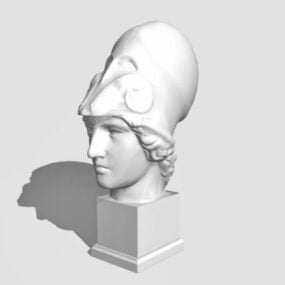 Oud Grieks standbeeld van Athena 3D-model