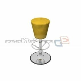 Meble Stalowe stołki barowe Model 3D