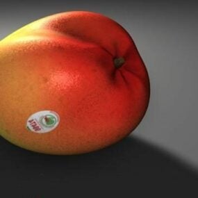 Sticker Mango Fruit 3d model