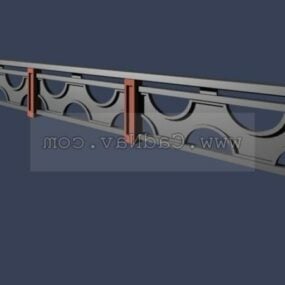 Stone Banisters Design 3d model