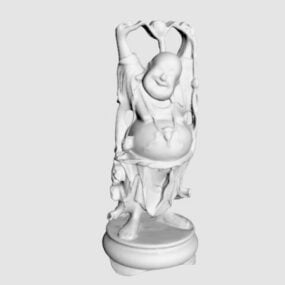Камінь Стоячого Будди Декорація 3d модель