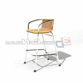 Modern Furniture Stool Armchair 3d model