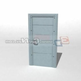 Storage Metal Door Design 3d model