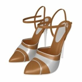 महिलाओं के लिए हाई हील ड्रेस जूते 3डी मॉडल