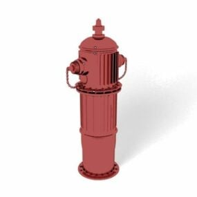 Stadtstraßen-Feuerhydrant 3D-Modell