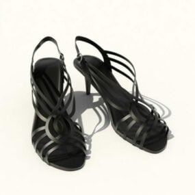 Summer Fashion Sandals For Women 3d model