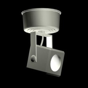 Model 3d Reka Bentuk Lampu Spot Dipasang Siling