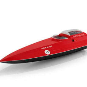 Plaj Sporu Sürat Teknesi 3d modeli
