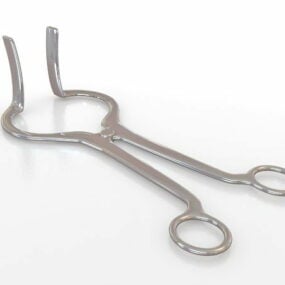 Hospital Tool Surgical Clamping Tool 3d model