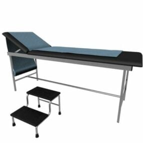 외과 검사 병원 침대 3d 모델