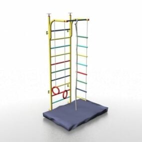 Gymnastický švédský žebřík Wall 3D model