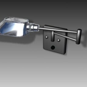 스윙 암 벽 램프 3d 모델
