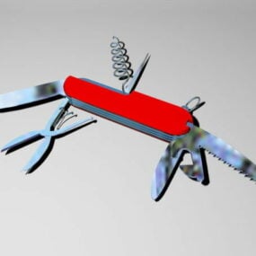 أداة سكين الجيش السويسري نموذج ثلاثي الأبعاد