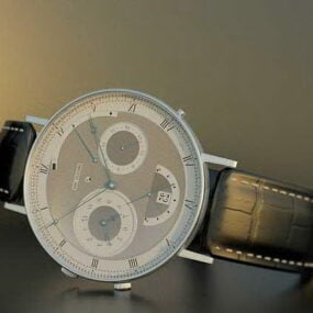 豪华宝玑瑞士手表3d模型
