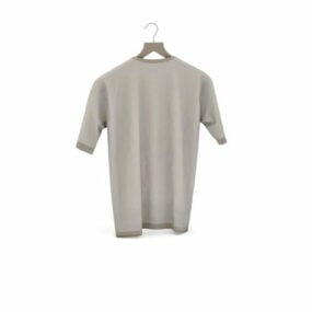 Clothing T Shirt On Hanger 3d model