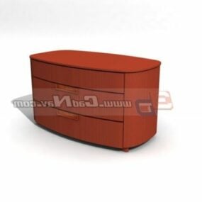 Meubles de meuble de banc de télévision modèle 3D