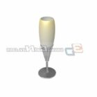 Masa şarap cam lamba tasarımı