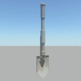 3д модель ручных инструментов Тактической лопаты