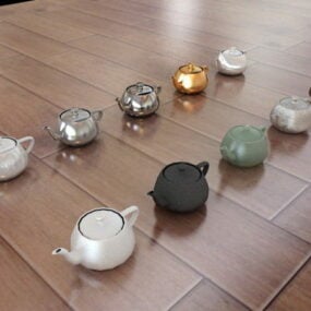 Kitchen Teapot Collection 3d model