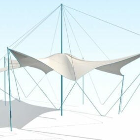 Outdoor Tensile Canopy 3d-modell