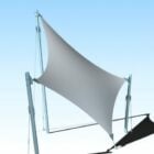 Construction Tensile Fabric Canopy