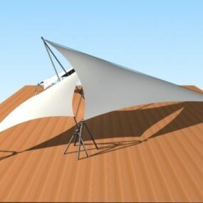 Construction Tensile Fabric Structure 3d model