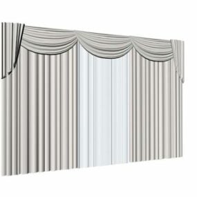 Theater Drapes Home Stage Curtains 3d model