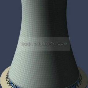 Industrial Thermal Power Station 3d model