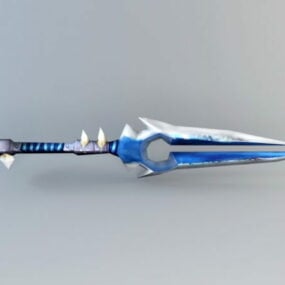 Thunderfury Kutsanmış Kılıç 3d modeli