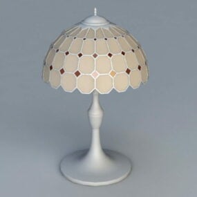 3д модель настольной лампы Tiffany Vintage Design