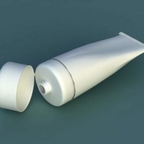 نموذج زجاجة معجون الأسنان الشخصية ثلاثية الأبعاد