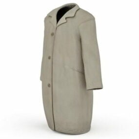 Μόδα παλτό για άνδρες τρισδιάστατο μοντέλο