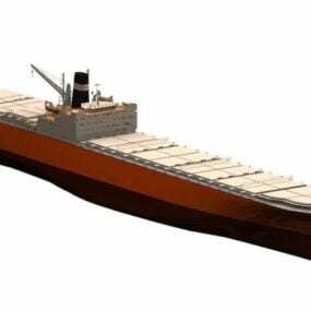 Watercraft Toyama Container Ship 3d model