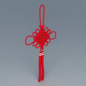 Fashion Traditional Chinese Knot 3d model
