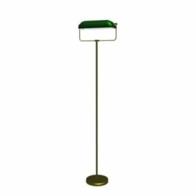 Brass Floor Lamp Design 3d model