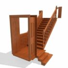 Diseño de escalera tradicional