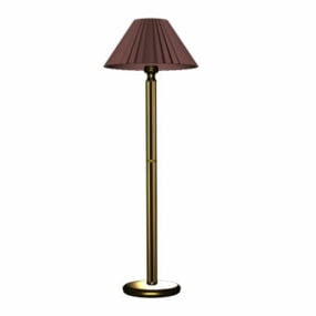 Lámpara de pie tradicional para sala de estar modelo 3d
