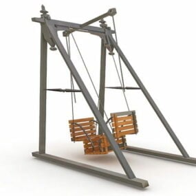 Outdoor Traditional Swing 3d model