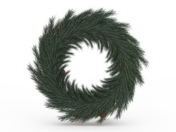 Traditional Wreath Holiday Decorative