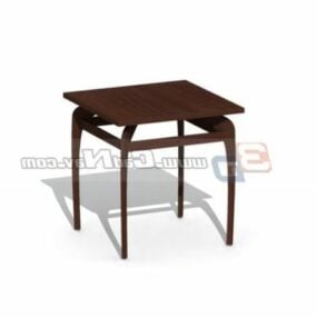 Home Furniture Trestle Table 3d model
