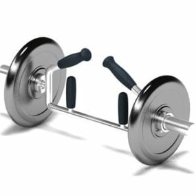 Triceps Bar Fitness Equipment 3d model