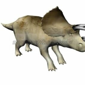 Model 3d Haiwan Dinosaur Triceratops Serratus