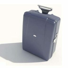 Traveling Trolley Suitcase 3d-modell