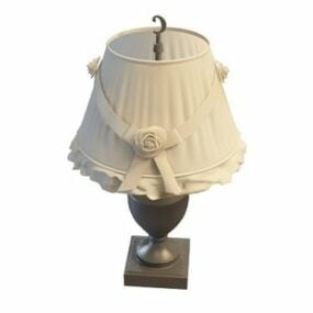 Trophy Style Hotel Table Lamp 3d model