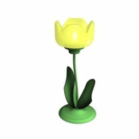 チューリップの花の電話ホルダー 3D モデル