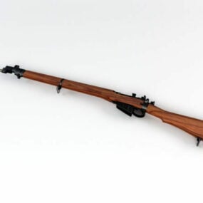 Type 38 Rifle Gun 3d-modell